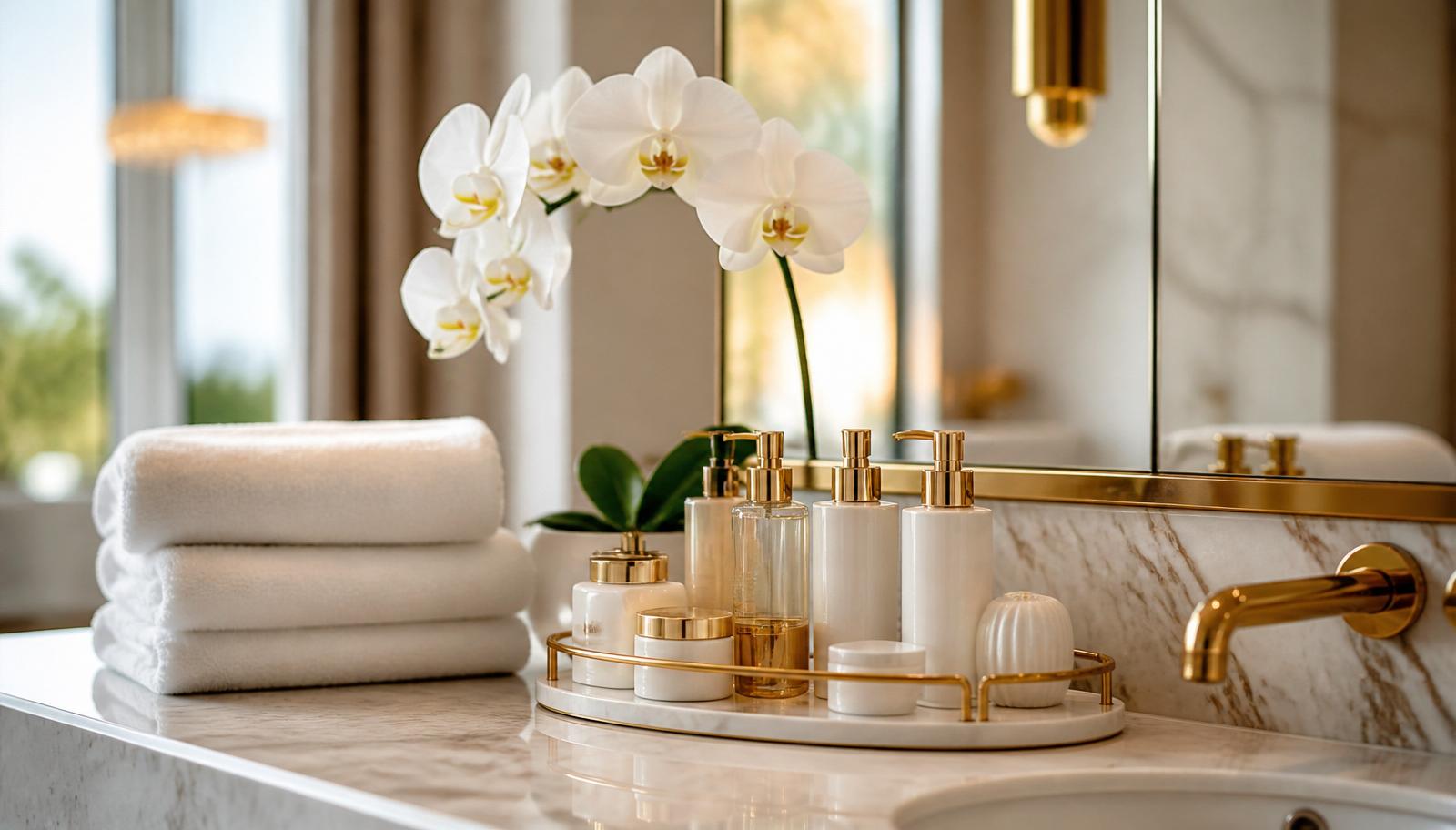 Luksuzna hotelska kupaonica s premium amenities — Alesandro Trade
